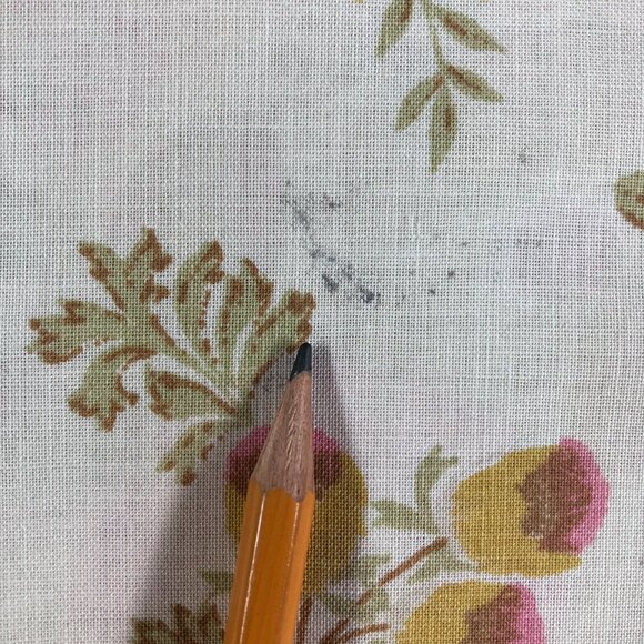 Pair Vtg Ely & Walker Muslin Pillowcases Floral Rose Raspberry Cream Cottagecore - Picture 6 of 8